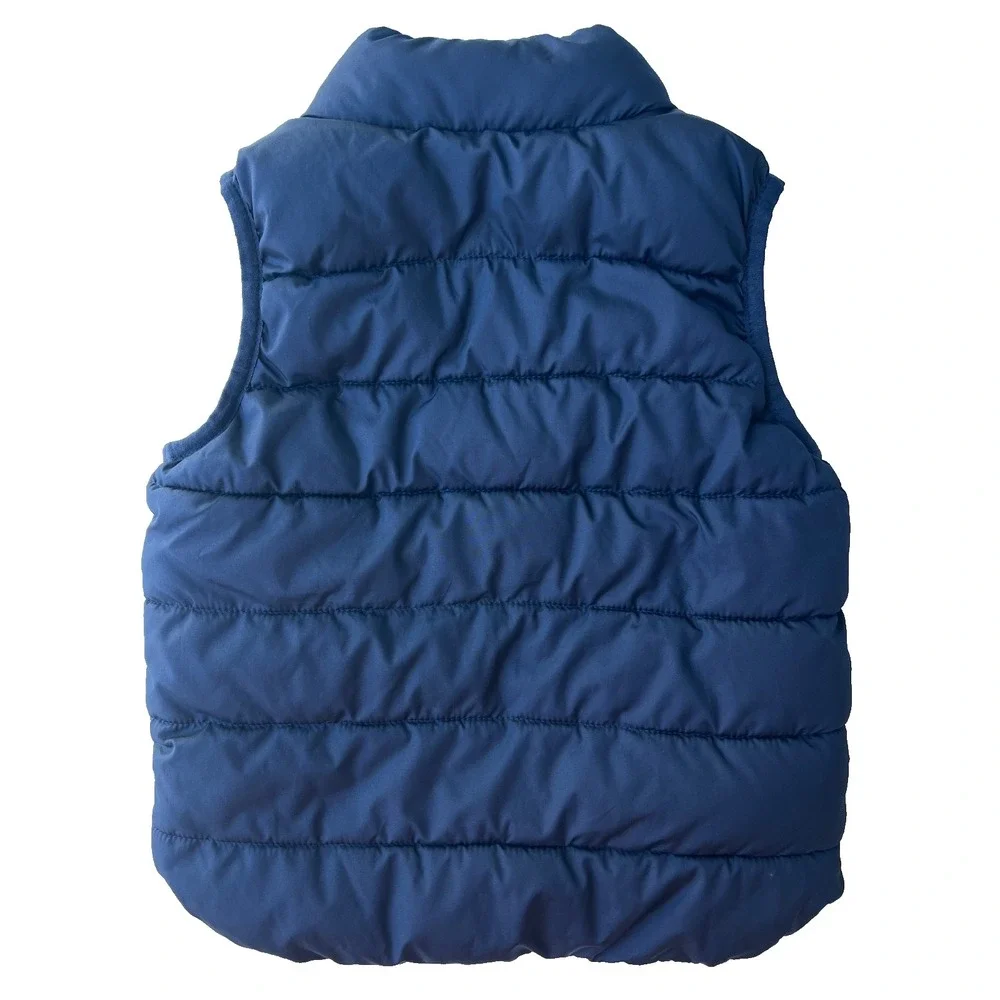 Baby Gap ColdControl Puffer Vest Boys 2T Blue Water Resistant Quilted Zip Unisex